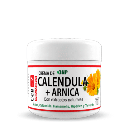 Crema Caléndula y Árnica - Alivio Natural para Dolores Musculares, Golpes y Morados (100g)