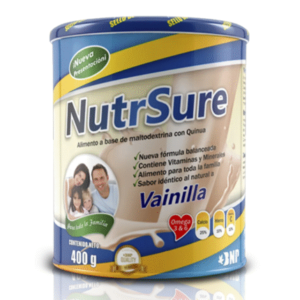 NutrSure Complemento Nutricional en Polvo con Quinua, Vitaminas y Minerales (400g)